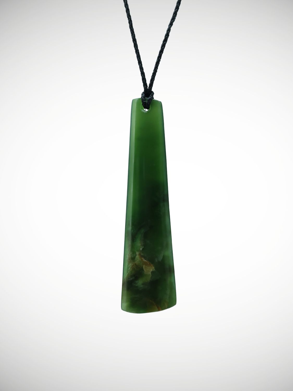 Moko Pounamu Kuru (Drop) NZ Genuine Marsden Flower Greenstone - Moerangi