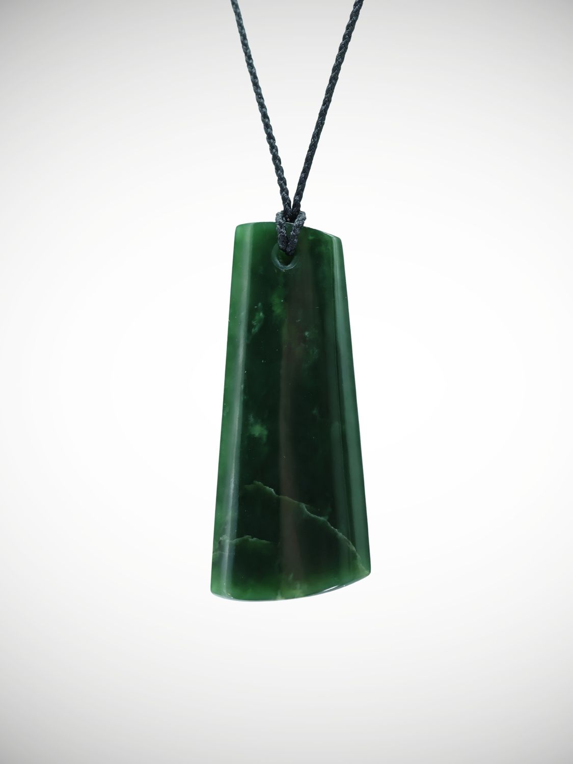 Moko Pounamu Kuru (Drop) NZ Genuine Kawakawa Greenstone - Ahuroa