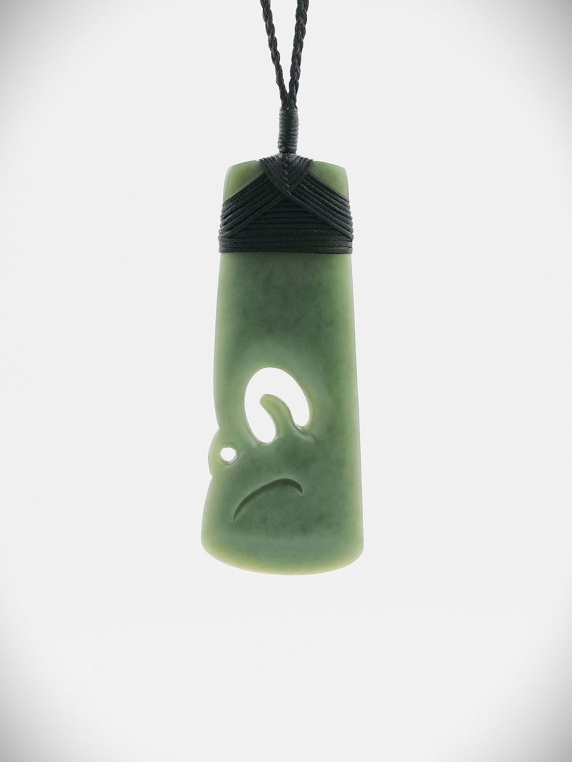 Moko Pounamu Toki NZ Genuine Inanga Greenstone - Kuaotunu