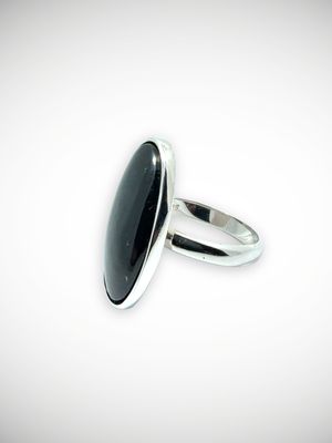 Moko Pounamu Jewellery NZ Genuine Kawakawa Pounamu & Sterling Silver Ring - Aranui
