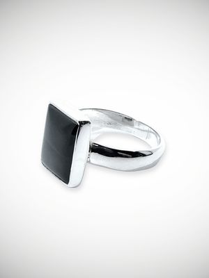 Moko Pounamu Jewellery NZ Genuine Kawakawa Pounamu & Sterling Silver Ring - Ararimu