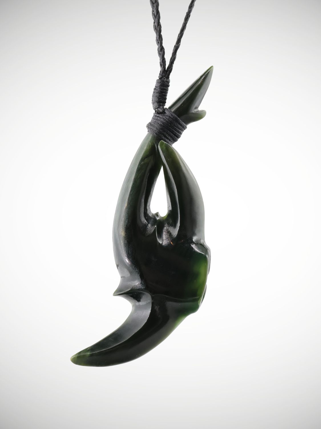 Moko Pounamu Te Whai Rahi (Manta Ray) Genuine NZ Kawakawa Greenstone - Kaihiku