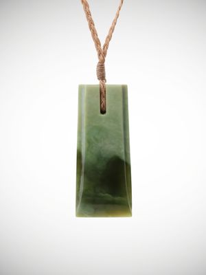 Moko Pounamu Toki Genuine NZ Kahotea Greenstone - Kaikoura