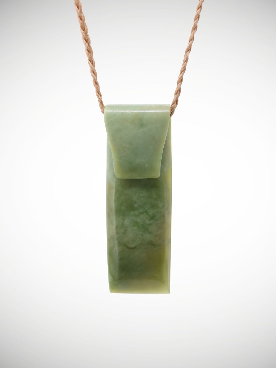 Moko Pounamu Toki Genuine NZ Kahotea Flower Greenstone - Kaikumera