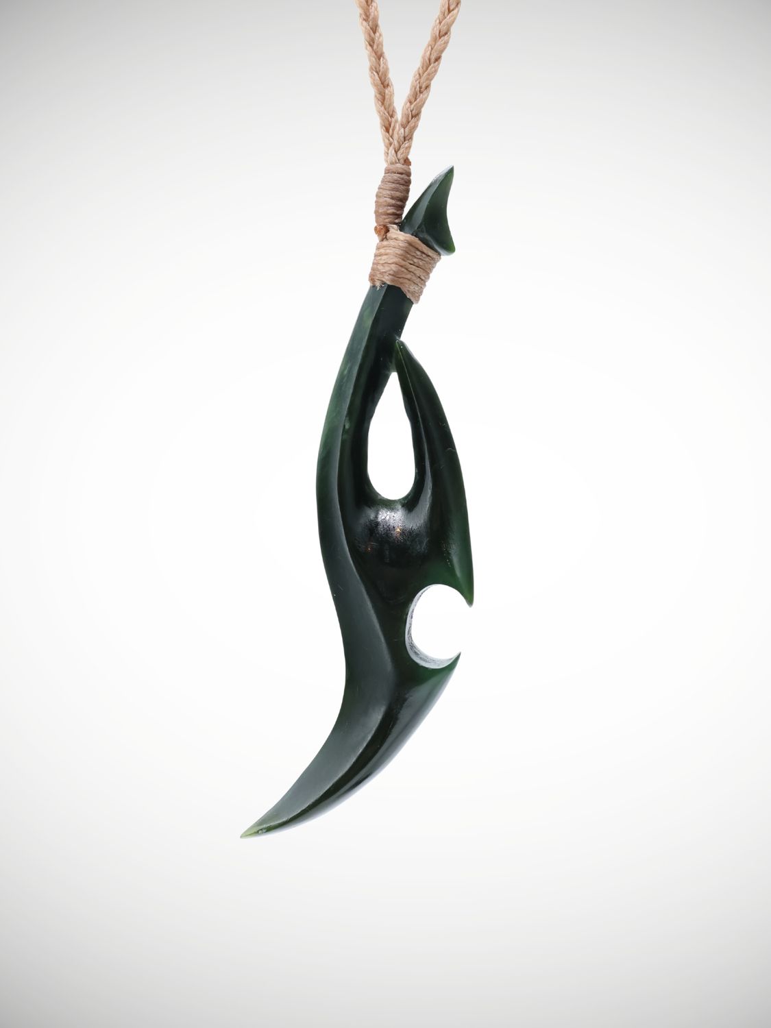 Moko Pounamu Te Whai Rahi (Manta Ray) Genuine NZ Kawakawa Greenstone - Kaimai