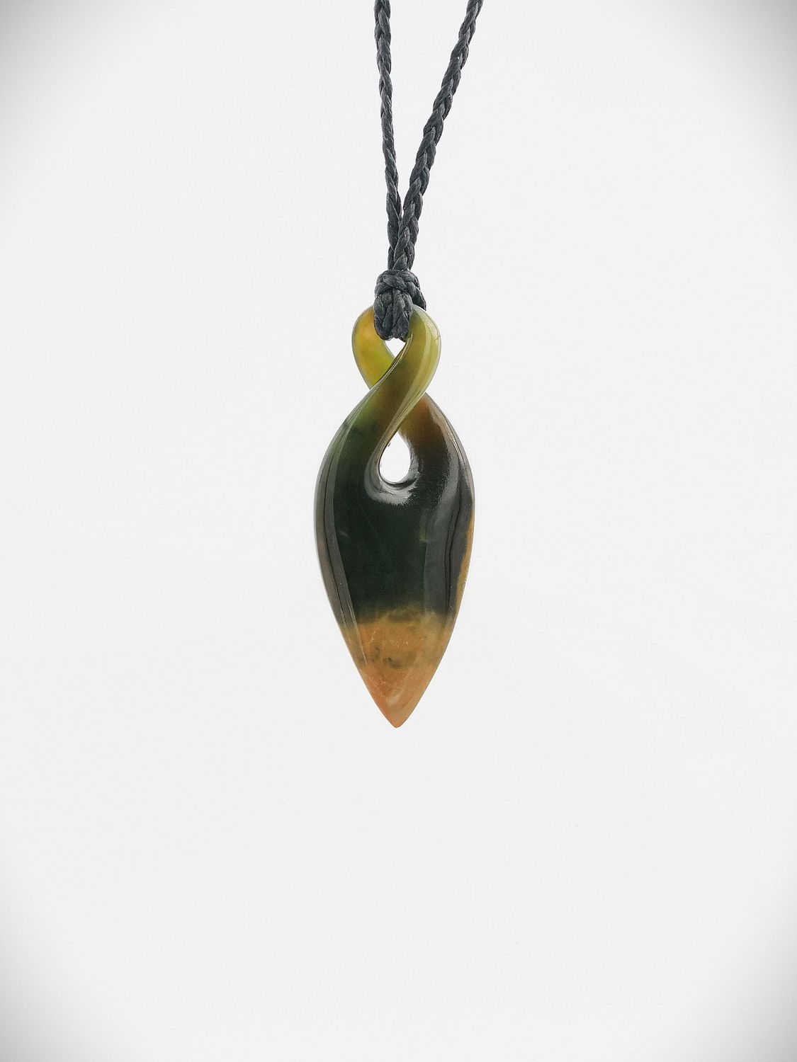 Moko Pounamu Single Pikorua NZ Genuine Raukaraka Greenstone - Manutuke