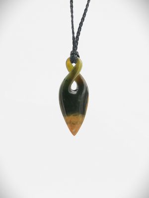 Moko Pounamu Single Pikorua NZ Genuine Raukaraka Greenstone - Manutuke