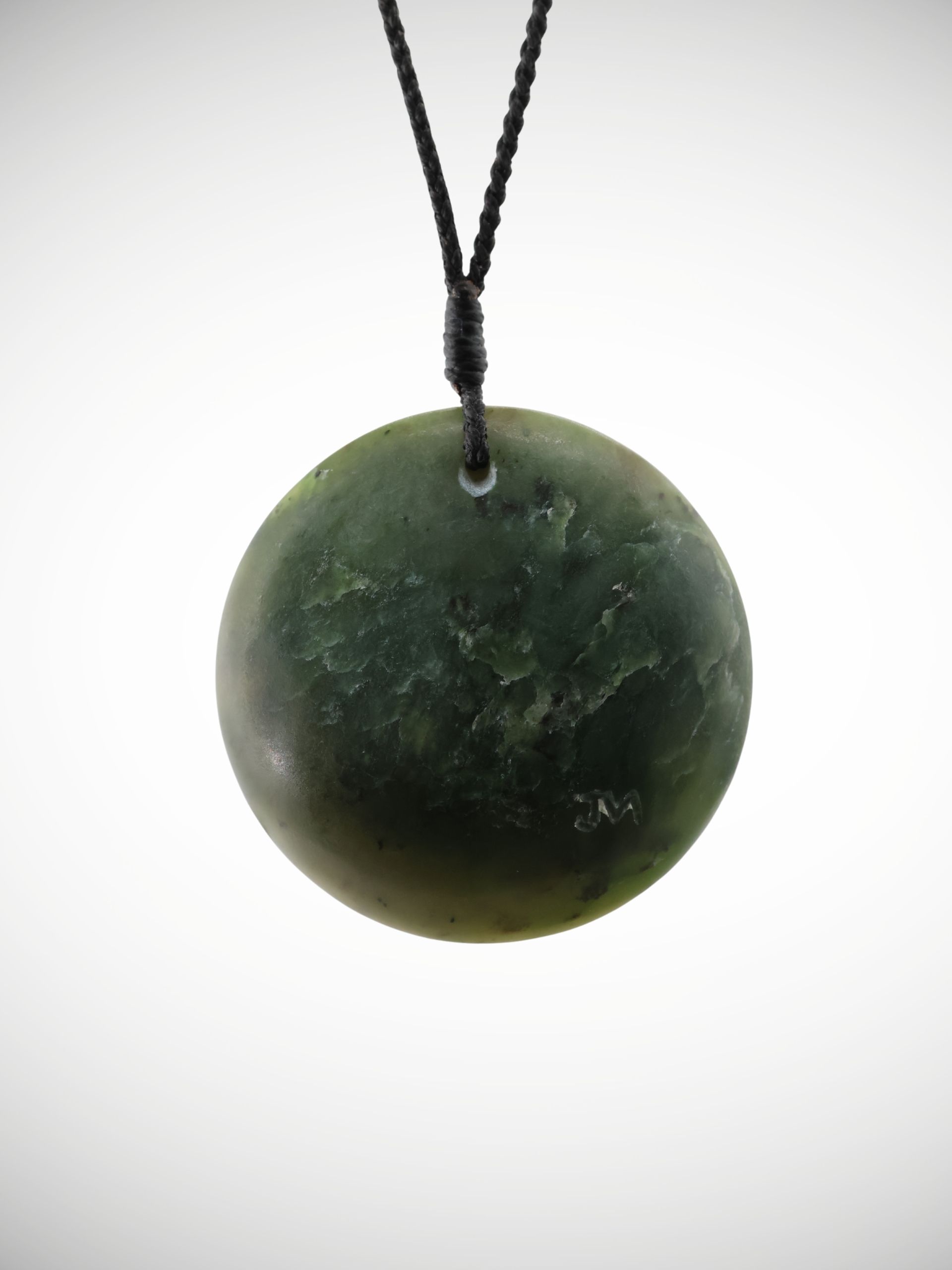 Moko Pounamu Koru Genuine NZ Kawakawa Greenstone - Kainamu