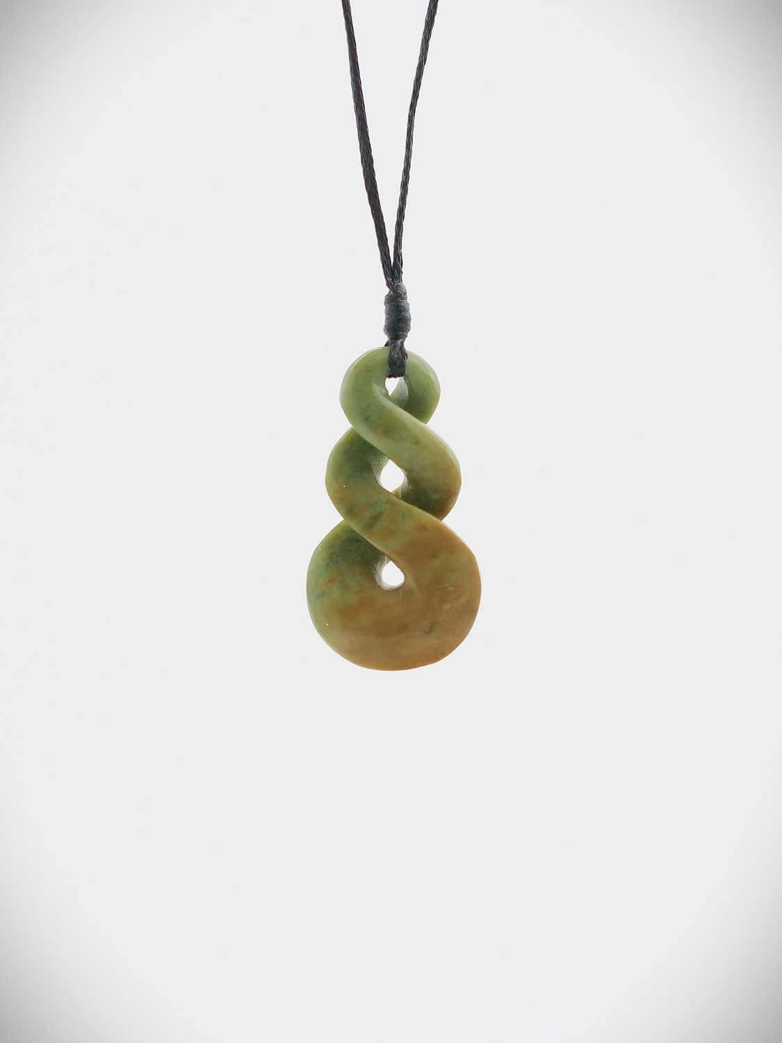 Moko Pounamu Pikorua NZ Genuine Raukaraka Greenstone - Tahunga