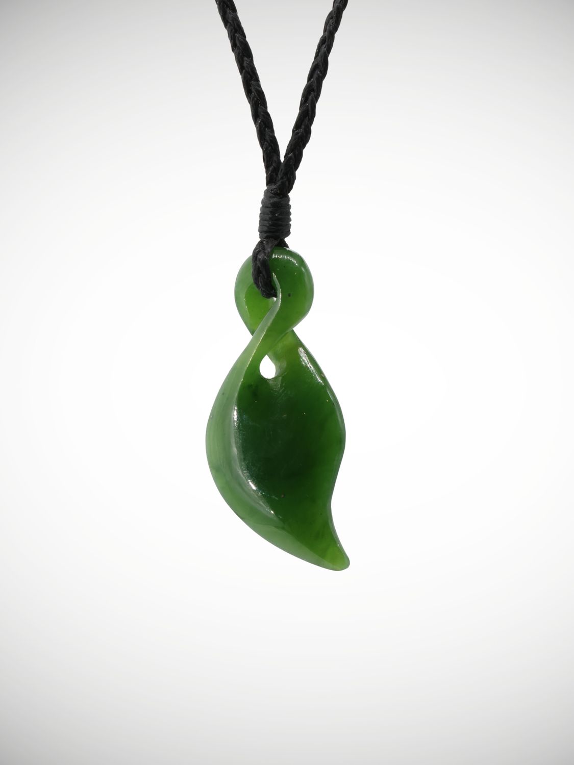 Moko Pounamu Pikorua Genuine NZ Kahurangi Greenstone - Kaitawa