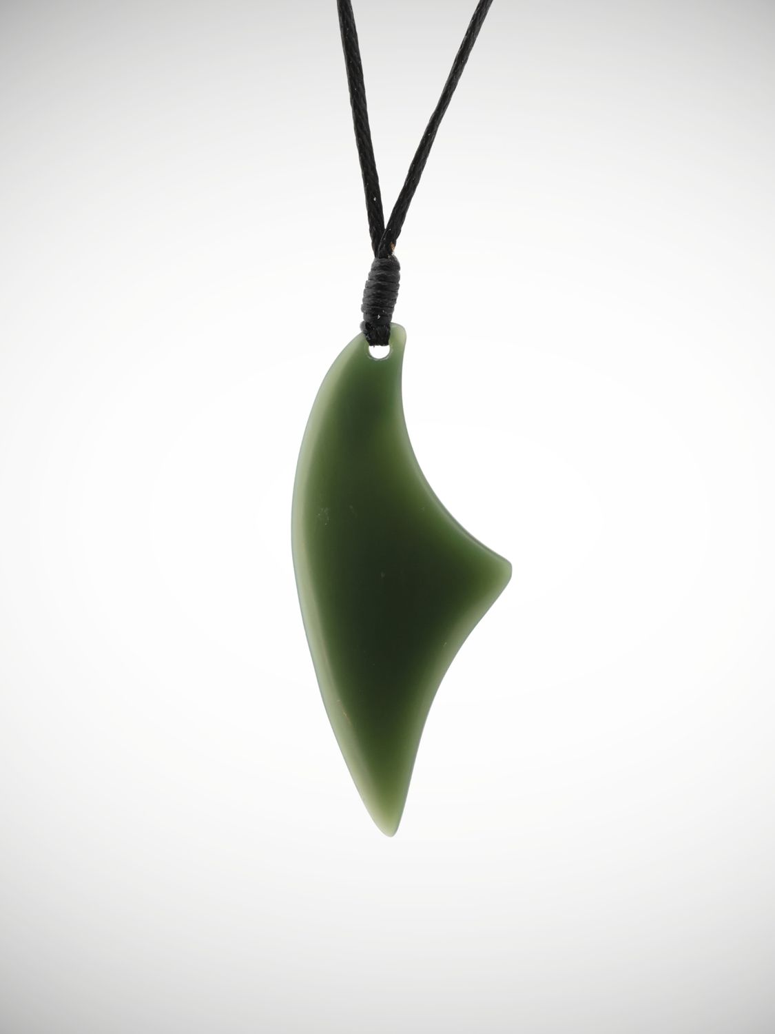 Moko Pounamu Kuru Pendant Genuine NZ Inanga Greenstone - Kaituna