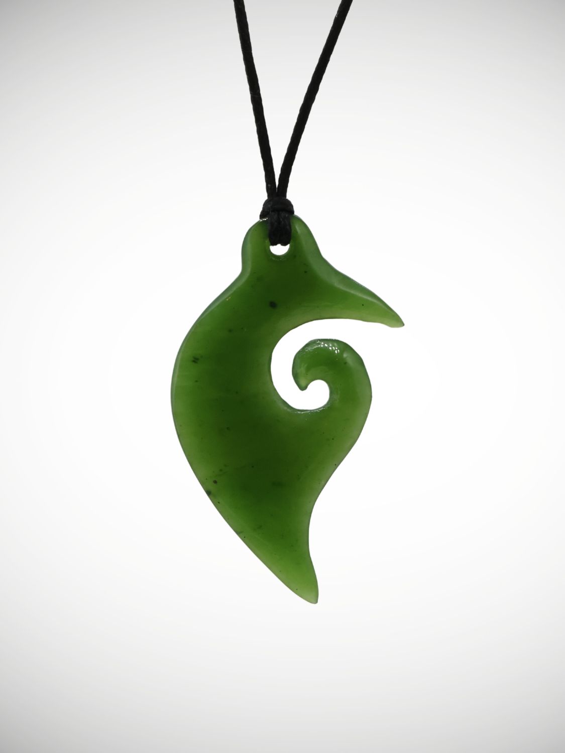 Moko Pounamu Manaia NZ Genuine Kahurangi Greenstone - Ketetahi