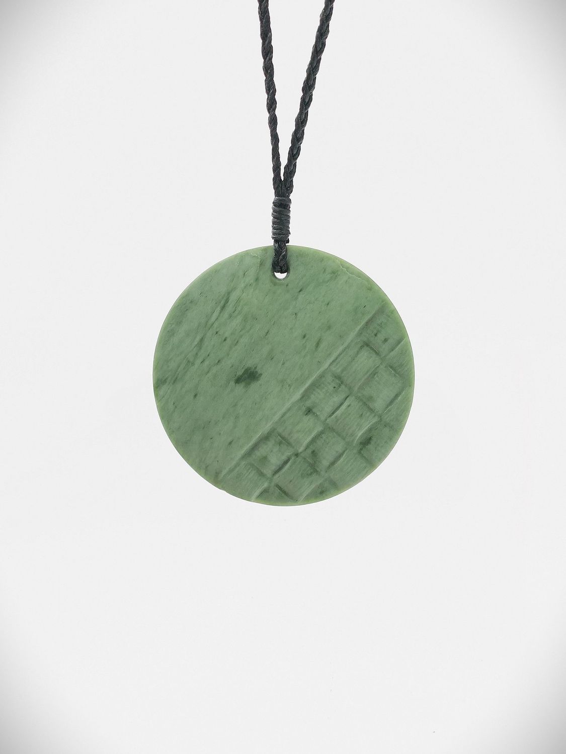 Moko Pounamu Porohita (Disc) NZ Genuine Auhunga Greenstone - Merita
