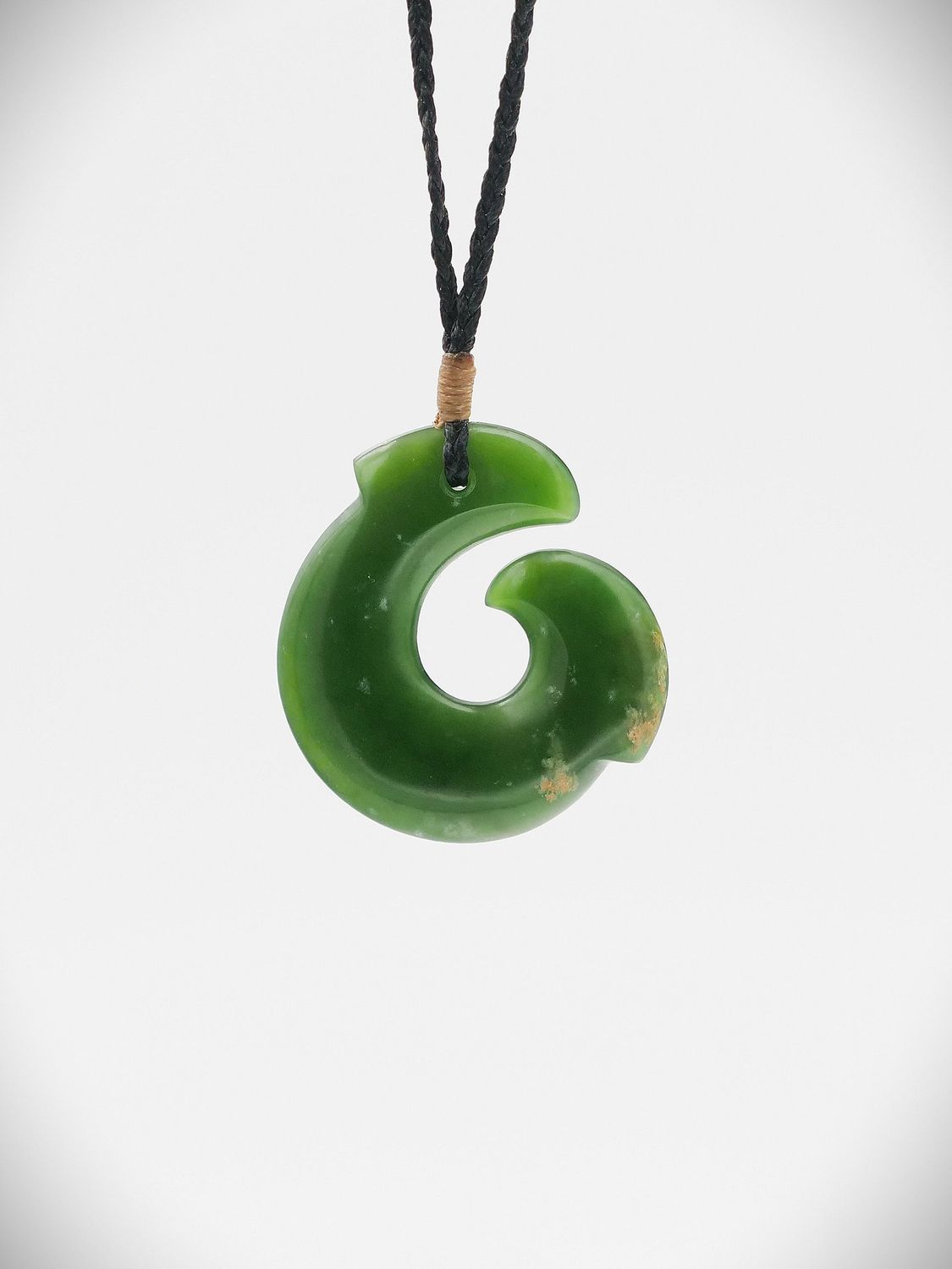 Moko Pounamu Kaka Pōria NZ Genuine Kahurangi Flower Greenstone - Rakauroa