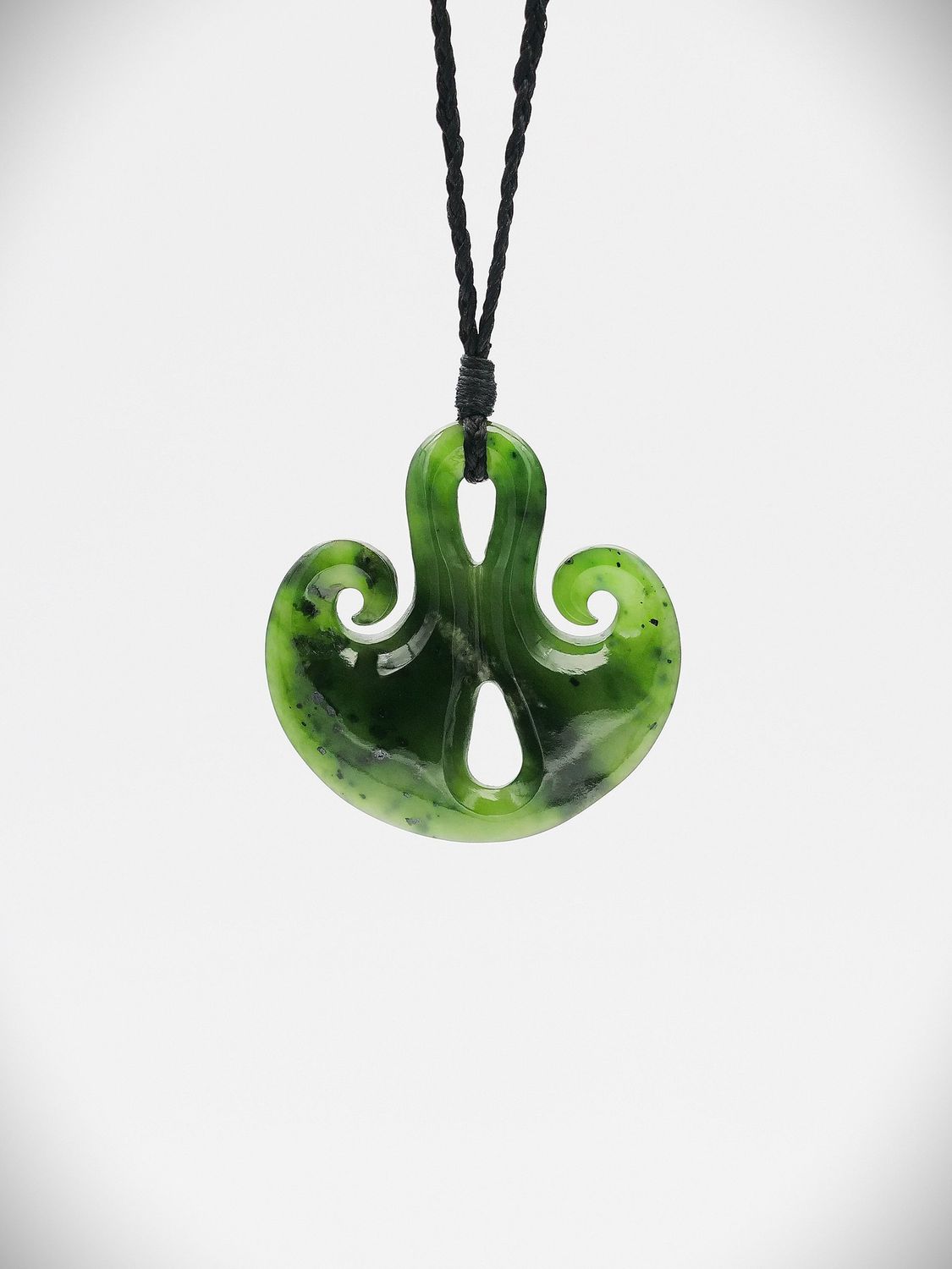 Moko Pounamu Te Whai Rahi (Manta Ray) NZ Genuine Kawakawa Greenstone - Waihirere