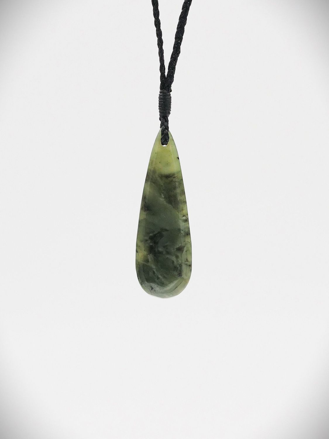 Moko Pounamu Roimata (Teardrop) NZ Genuine Inanga Greenstone - Pakipaki