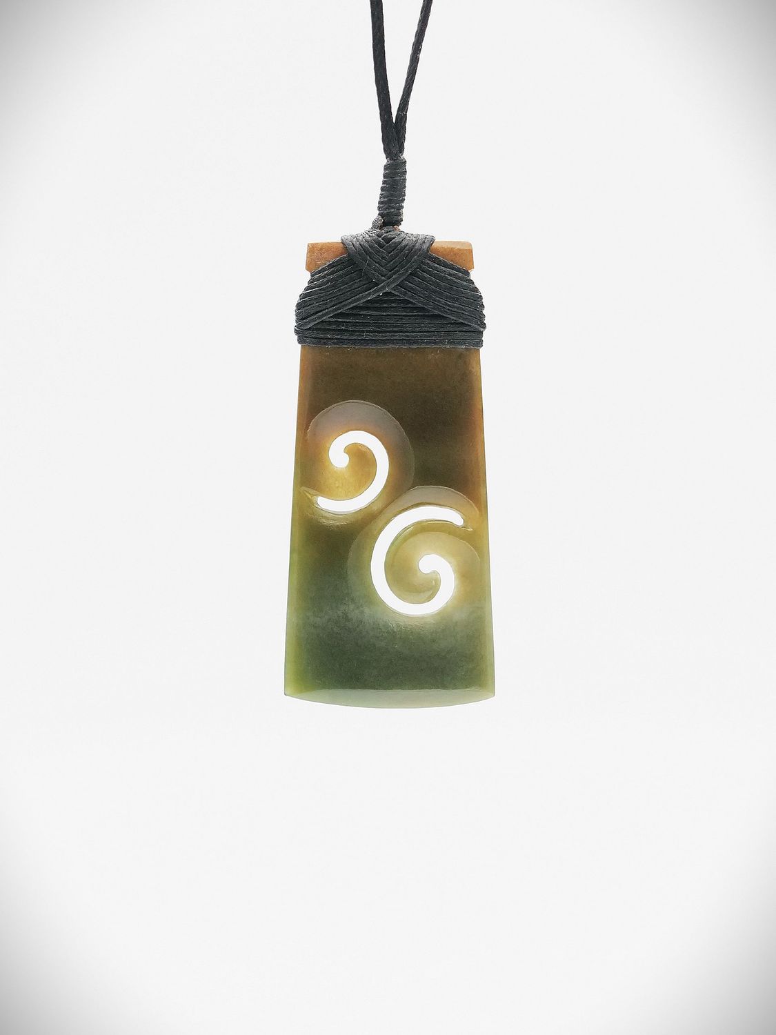 Moko Pounamu Toki Koru NZ Genuine Raukaraka Greenstone - Mikimiki