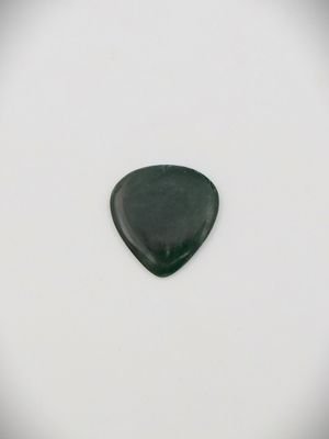Moko Pounamu Guitar Pick NZ Genuine Kawakawa Greenstone  17032