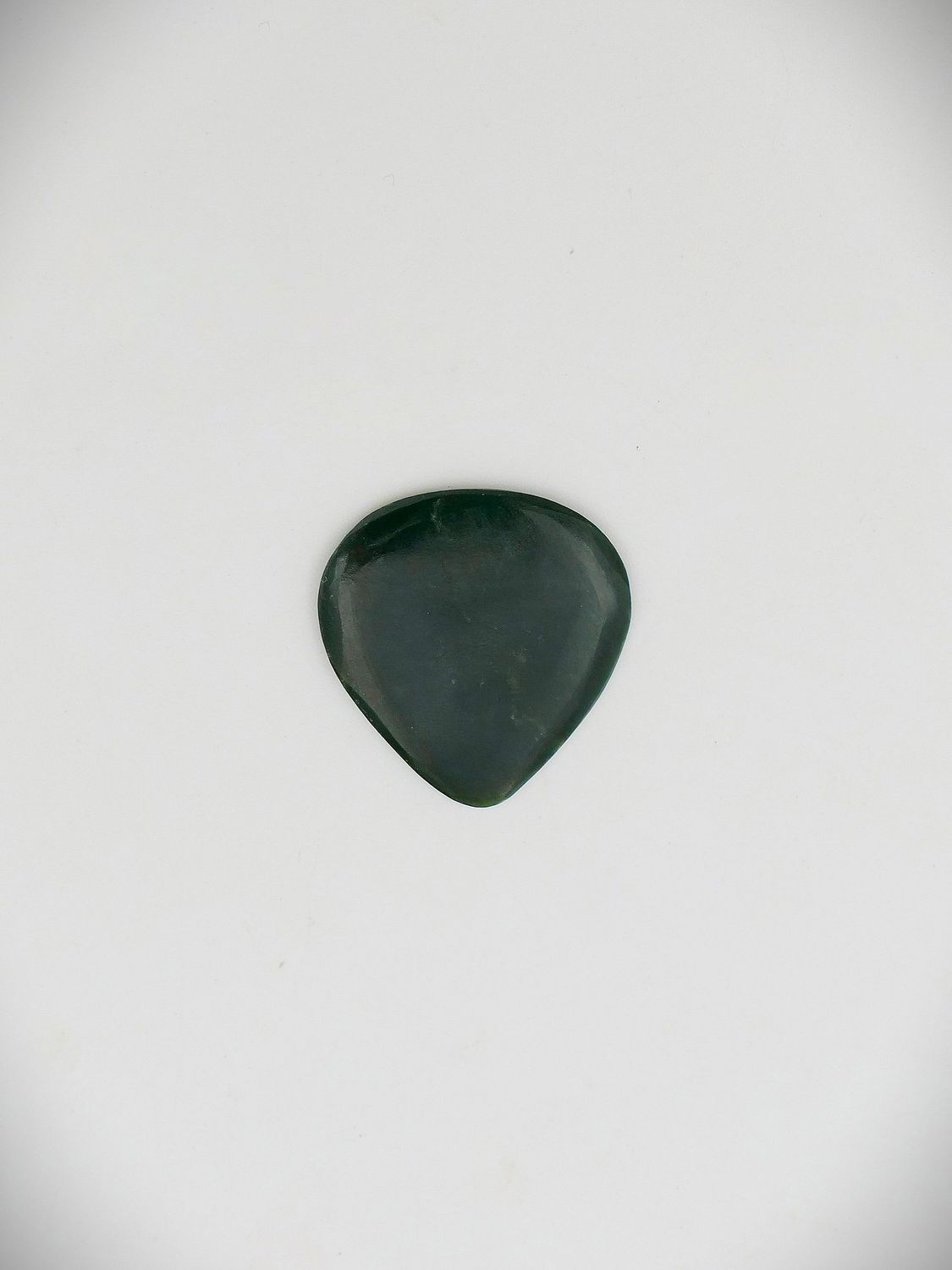 Moko Pounamu Guitar Pick NZ Genuine Kawakawa Greenstone  17033