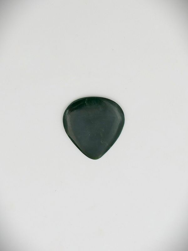Moko Pounamu Guitar Pick NZ Genuine Kawakawa Greenstone  17033