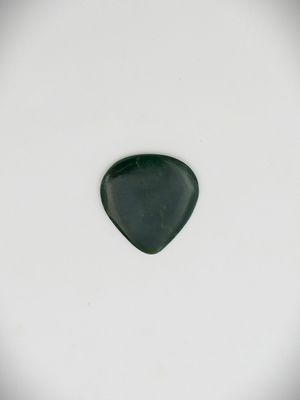 Moko Pounamu Guitar Pick NZ Genuine Kawakawa Greenstone  17033
