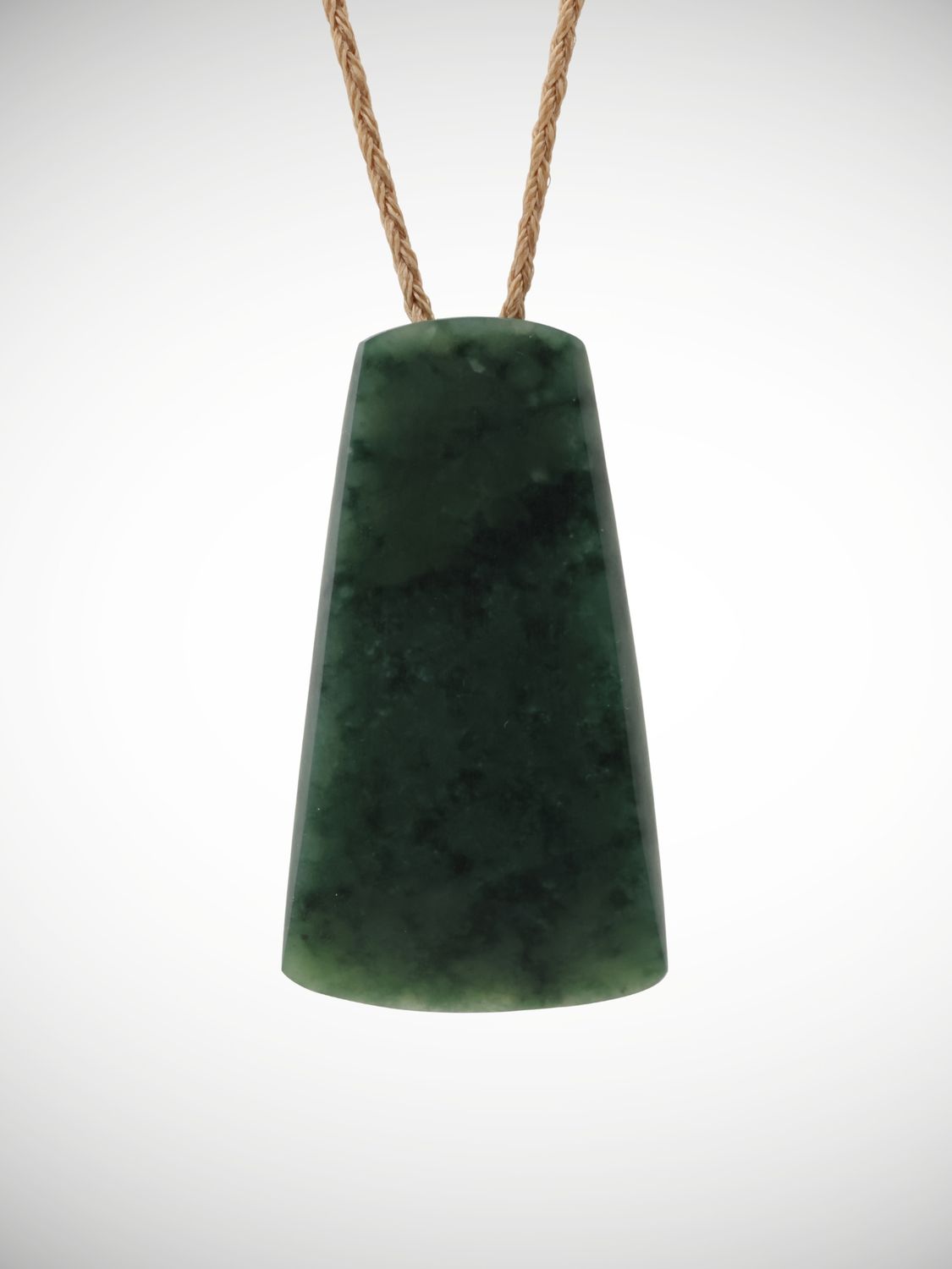 Moko Pounamu Toki Genuine NZ Kawakawa Greenstone - Awarere