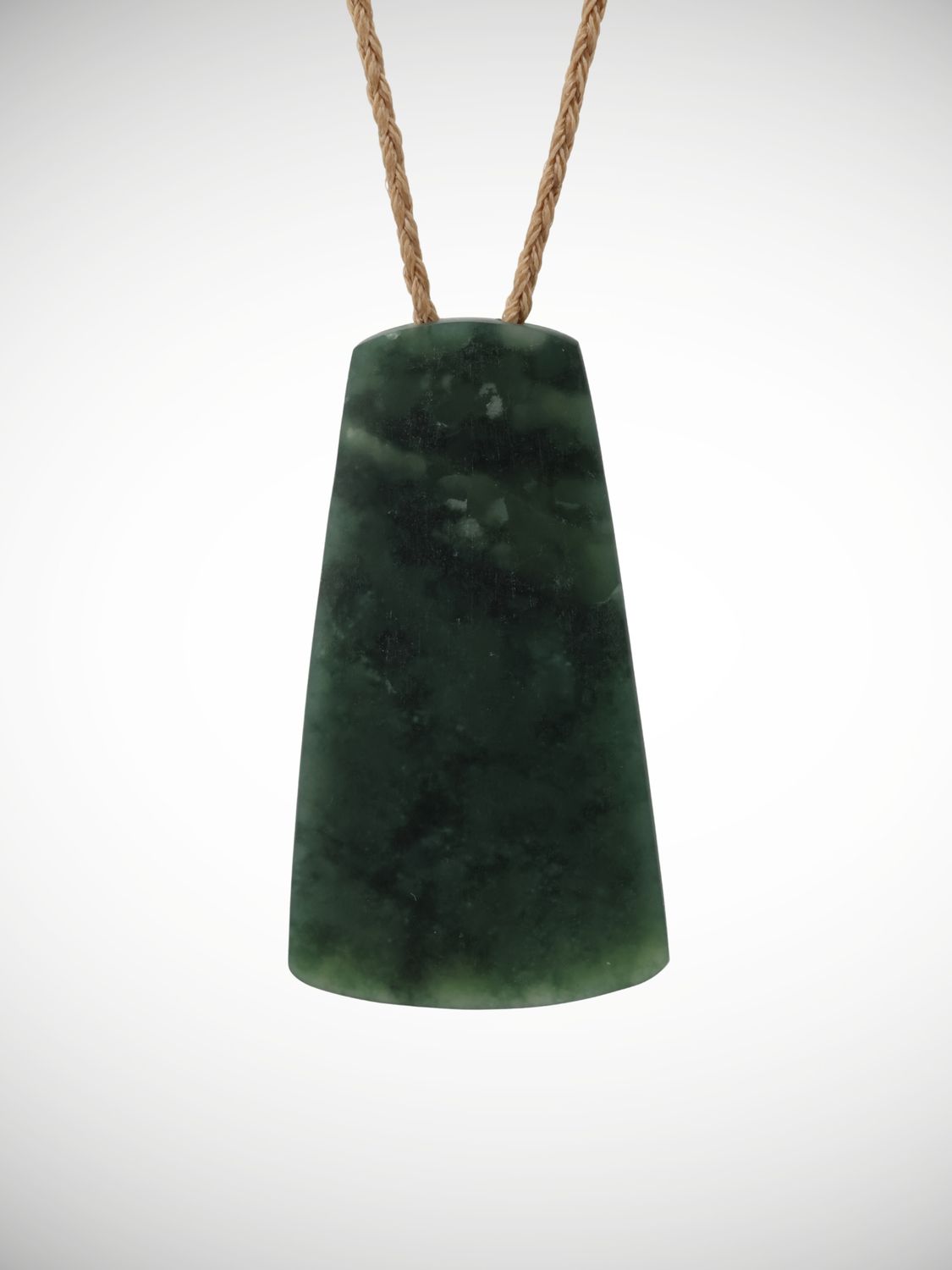 Moko Pounamu Toki Genuine NZ Kawakawa Greenstone - Awarere