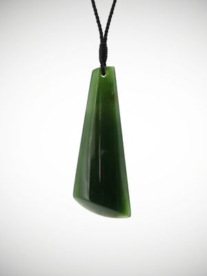 Moko Pounamu Kuru Genuine NZ Kahurangi Flower Greenstone - Arapae