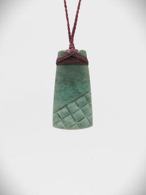 Moko Pounamu Toki NZ Genuine Auhunga Greenstone - Panguru