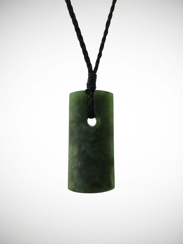 Moko Pounamu Kuru Genuine NZ Kawakawa Greenstone - Erua