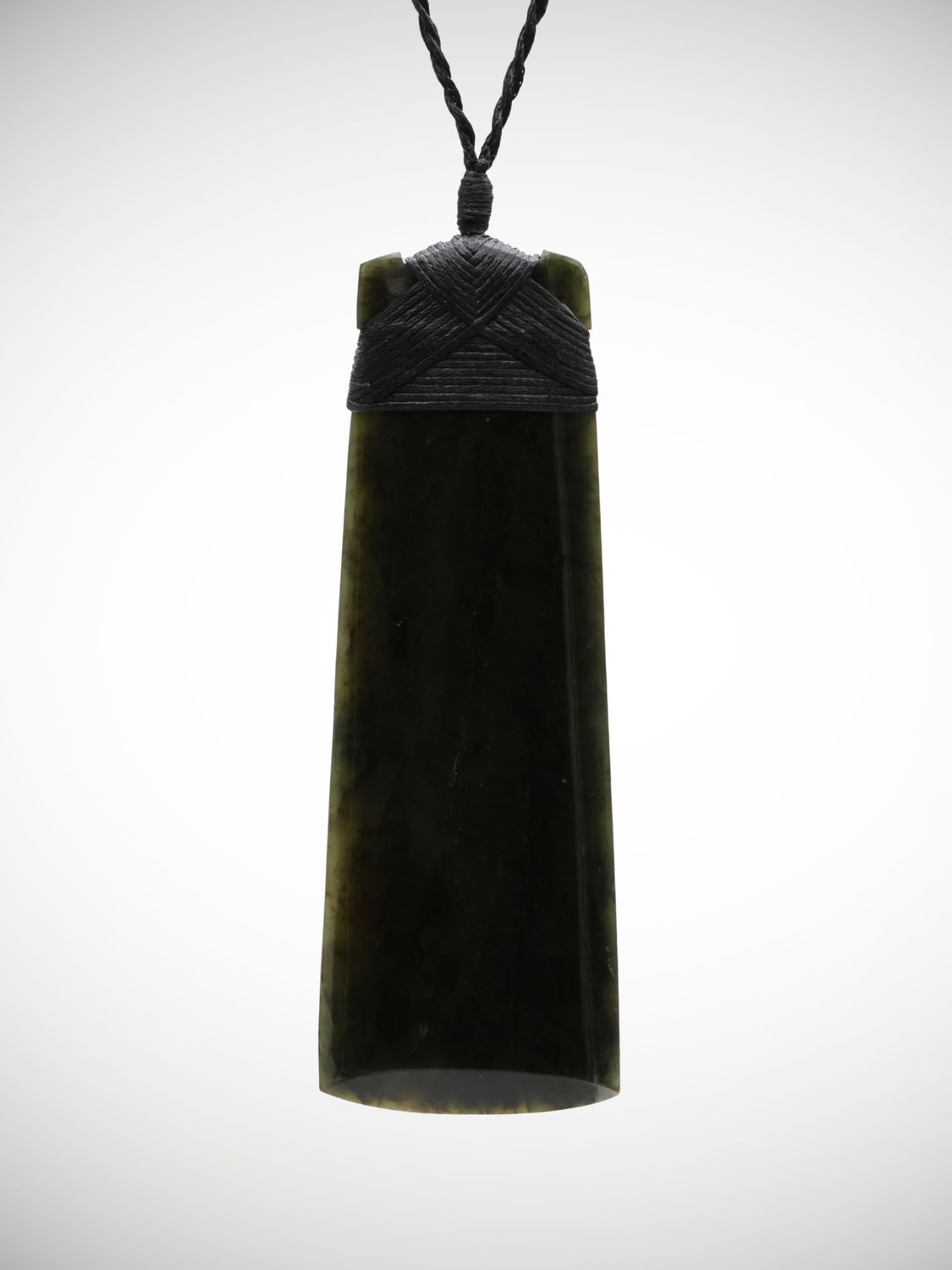 Moko Pounamu Toki NZ Genuine Kawakawa Greenstone - Erua