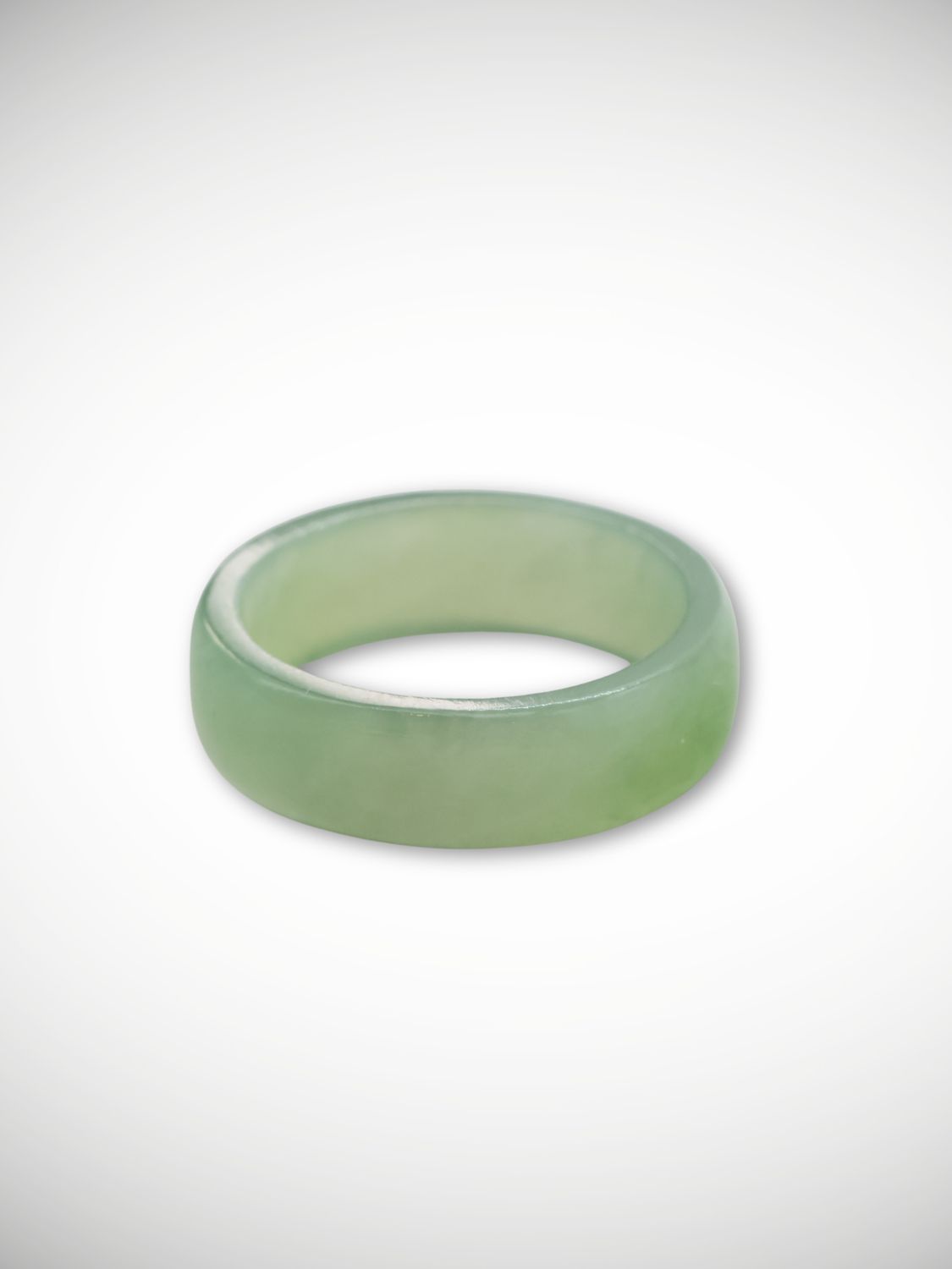 Moko Pounamu Flat Band Ring Genuine NZ Inanga Greenstone - Whatamango
