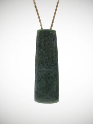 Moko Pounamu Toki Genuine NZ Nelson Jade Te Tau Ihu Greenstone - Kaitieke