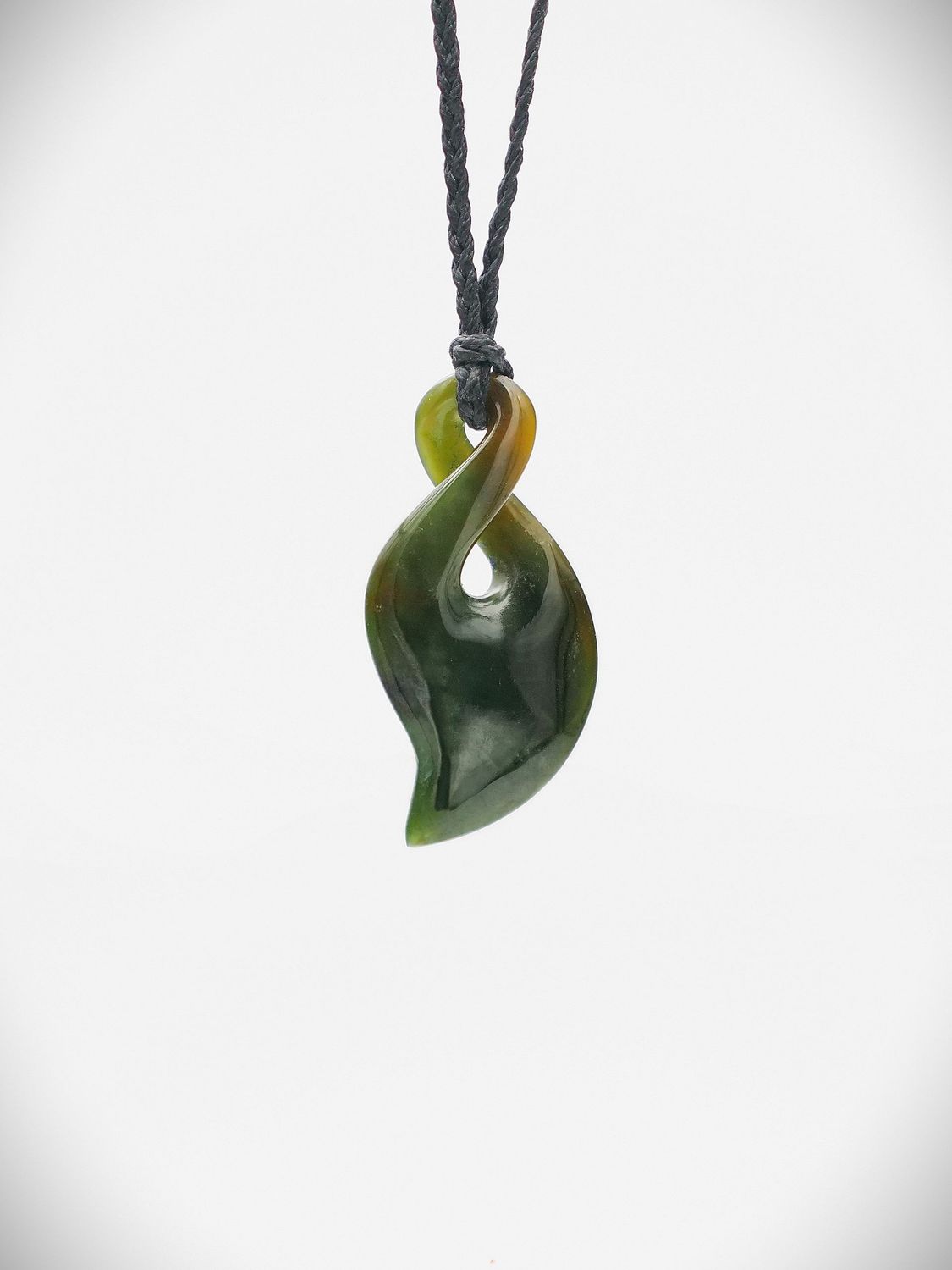 Moko Pounamu Single Pikorua NZ Genuine Raukaraka Greenstone - Waipaoa