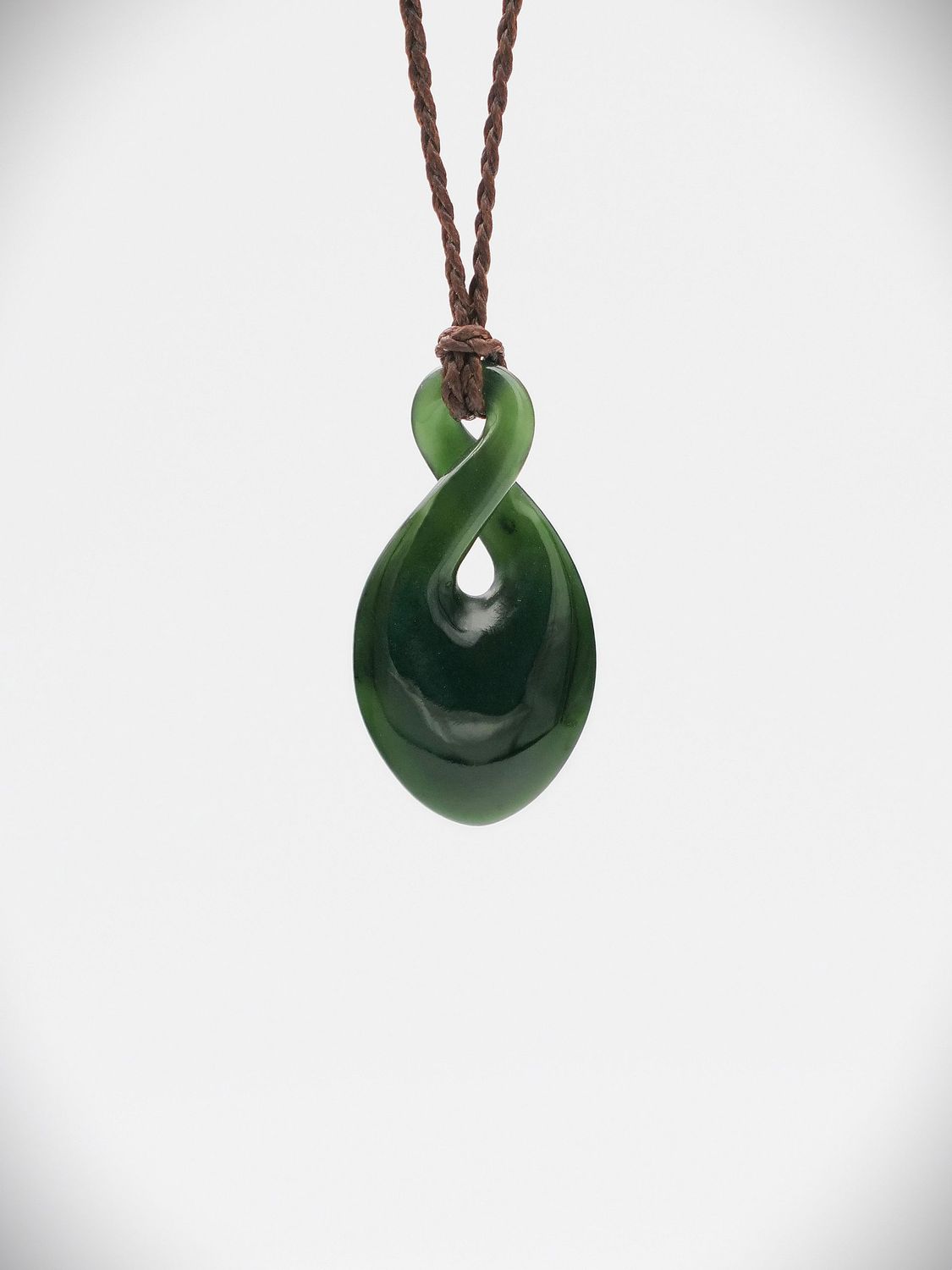 Moko Pounamu Pikorua NZ Genuine Kawakawa Greenstone - Tinakori