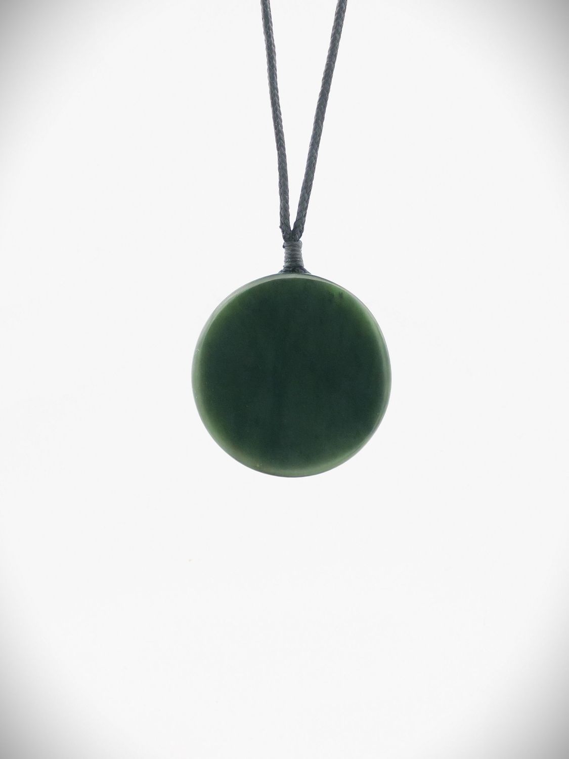 Moko Pounamu Porohita (Disc) NZ Genuine Kawakawa Greenstone - Urenui