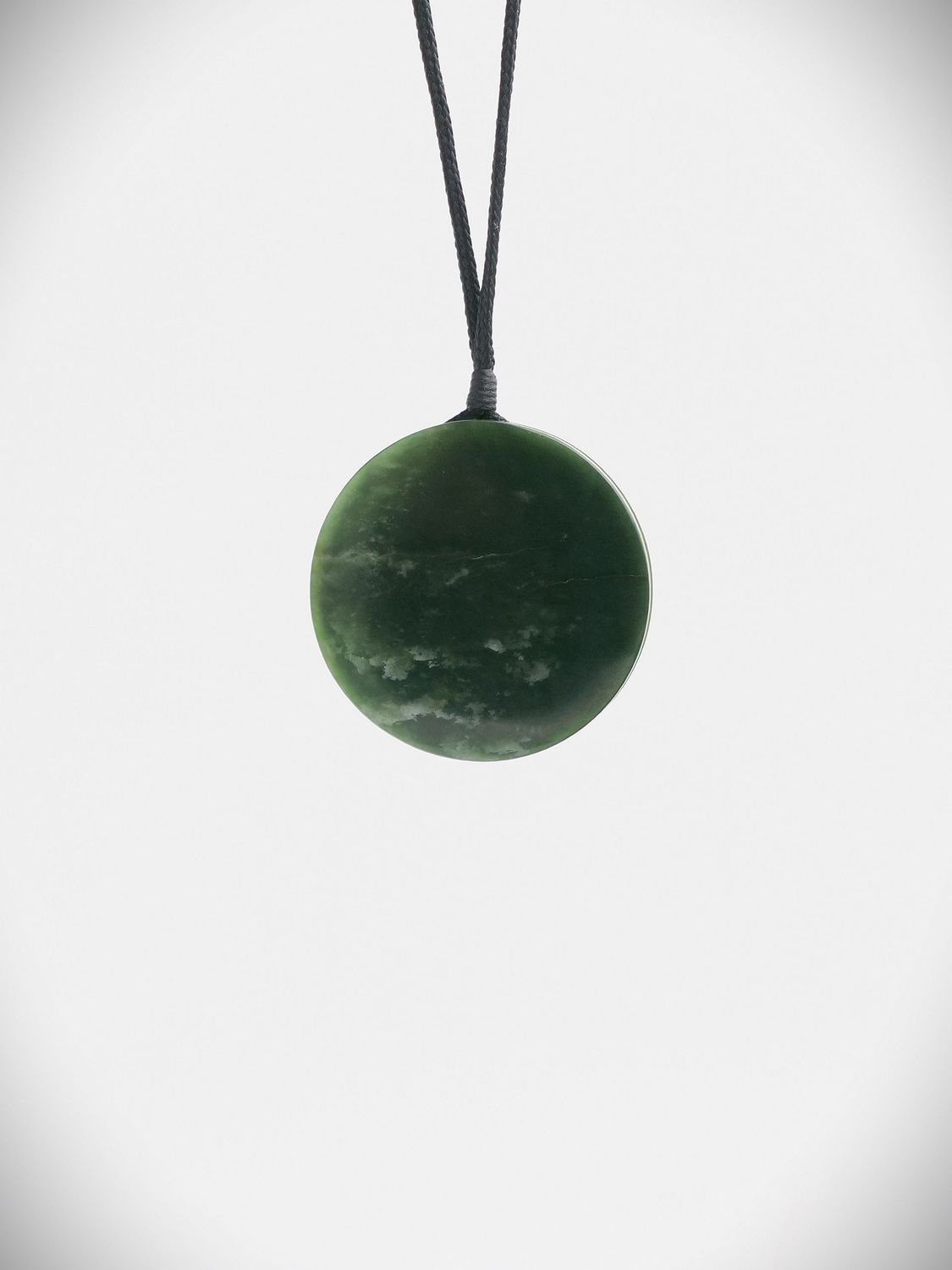 Moko Pounamu Porohita (Disc) NZ Genuine Kahotea Greenstone - Tokirima