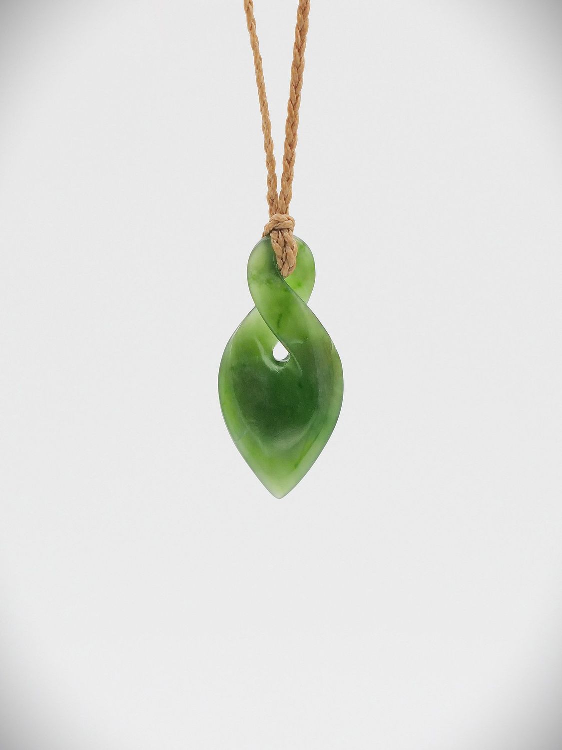 Moko Pounamu Pikorua Genuine NZ Kahurangi Greenstone - Te Karaka