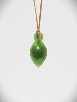 Moko Pounamu Pikorua Genuine NZ Kahurangi Greenstone - Te Karaka