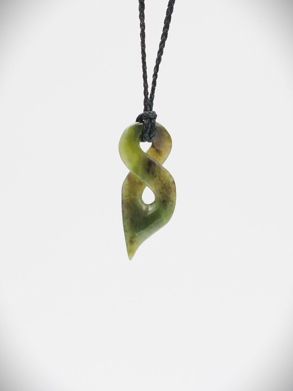 Moko Pounamu Single Pikorua NZ Genuine Totoweka Greenstone - Rakauroa