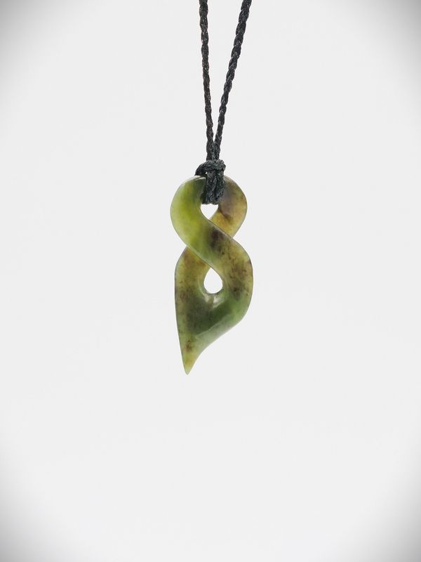 Moko Pounamu Single Pikorua NZ Genuine Totoweka Greenstone - Rakauroa