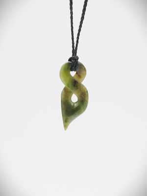 Moko Pounamu Single Pikorua NZ Genuine Totoweka Greenstone - Rakauroa