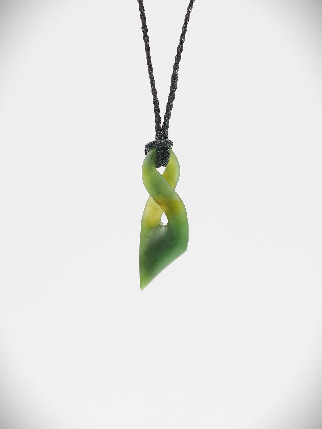 Moko Pounamu Pikorua (Twist) NZ Genuine Kawakawa Greenstone - Matawhero