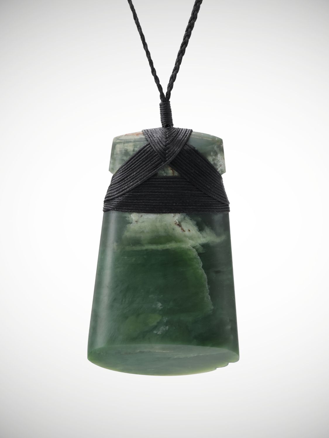 Moko Pounamu Toki Genuine NZ Inanga Greenstone - Kairua
