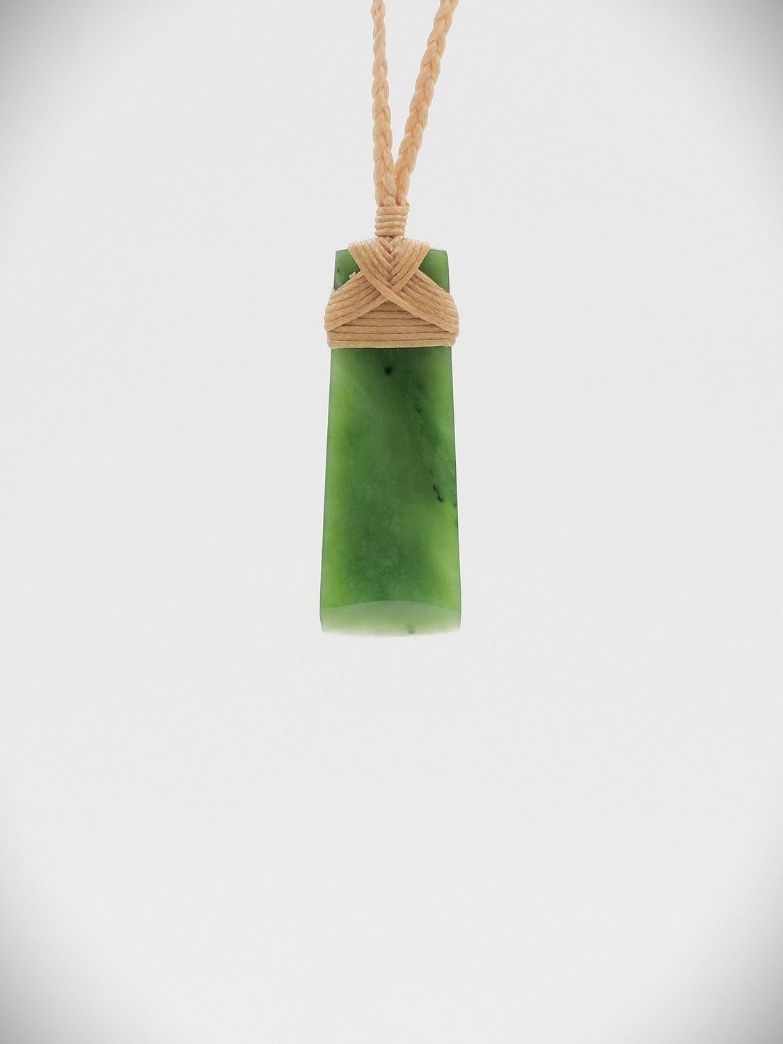 Moko Pounamu Toki NZ Genuine Kahurangi Greenstone - Tahunga
