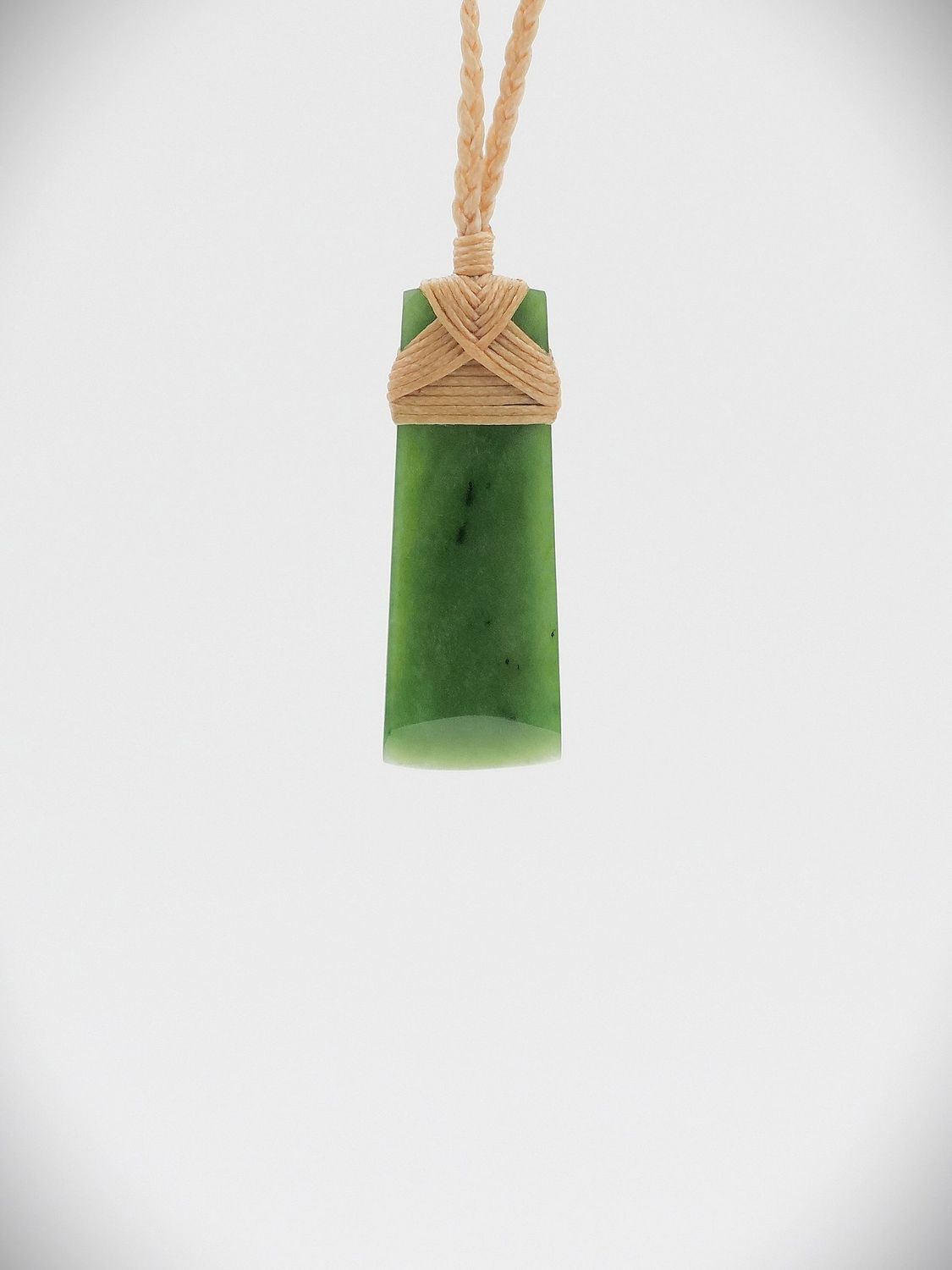 Moko Pounamu Toki NZ Genuine Kahurangi Greenstone - Whatatutu