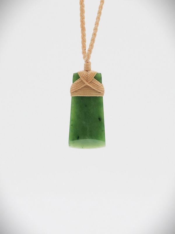 Moko Pounamu Toki NZ Genuine Kahurangi Greenstone - Matokitoki