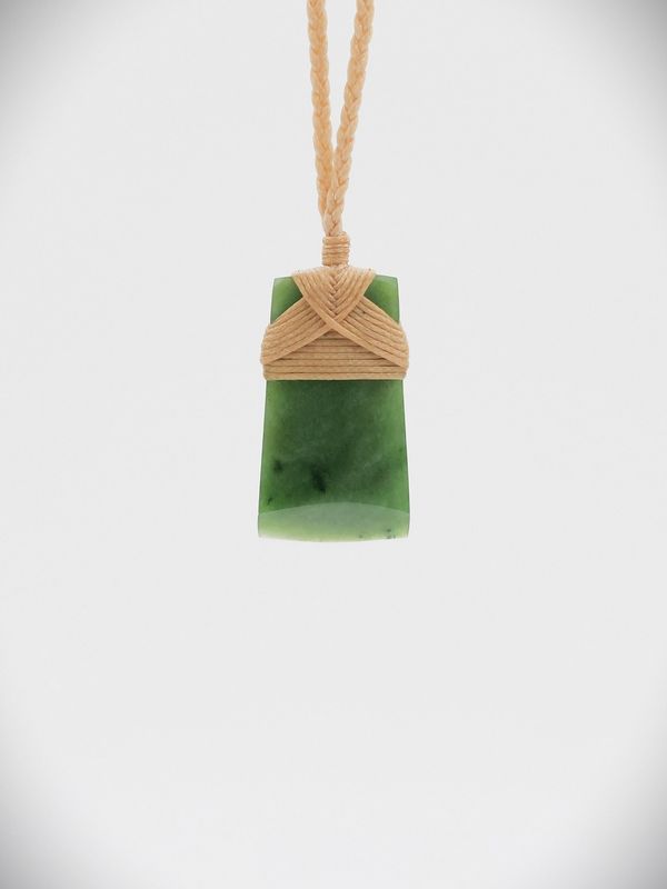 Moko Pounamu Toki NZ Genuine Kahurangi Greenstone - Waimata