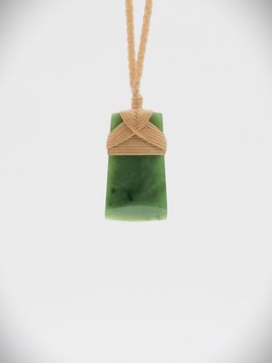 Moko Pounamu Toki NZ Genuine Kahurangi Greenstone - Waimata