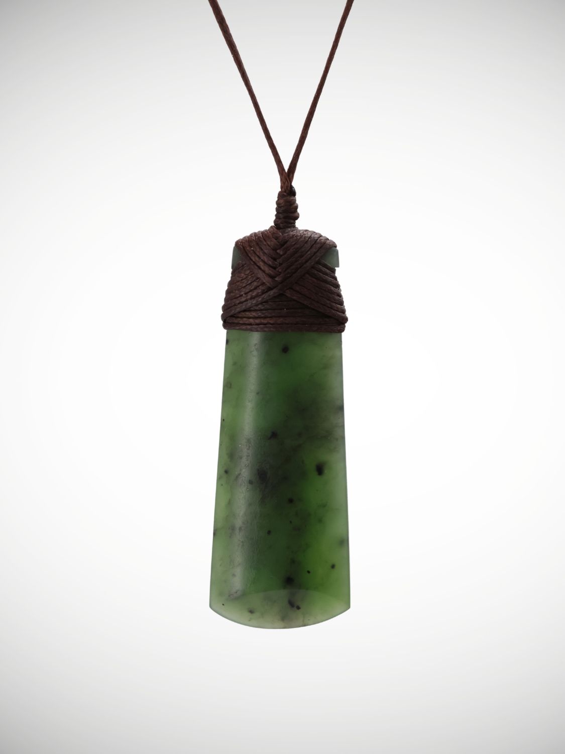 Moko Pounamu Toki Genuine NZ Kawakawa Greenstone - Kaitakata